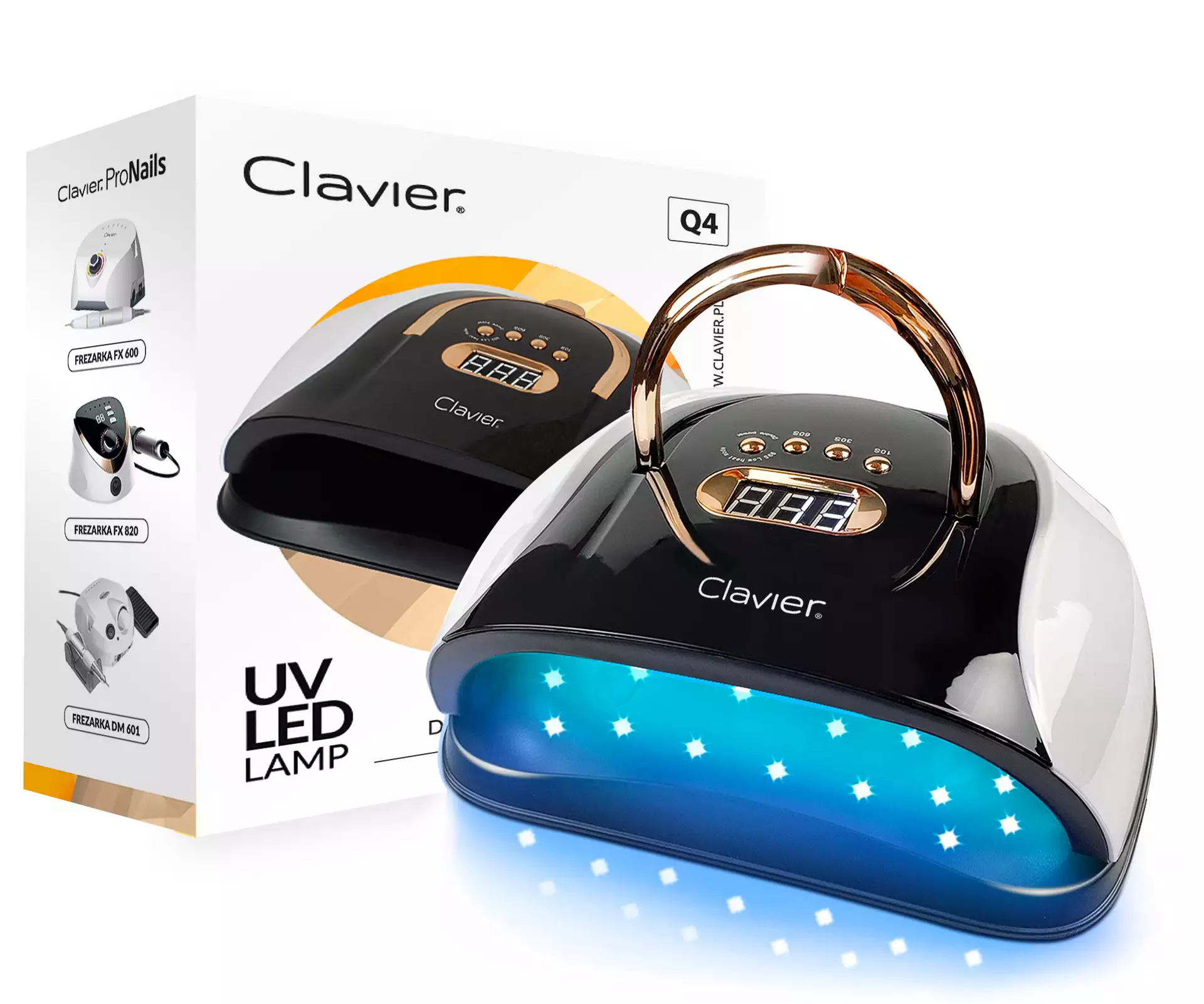 CLAVIER Q4 LAMPA DO MANICURE UV